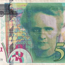 France 500 Francs (Pierre & Marie Curie type 1993) Rare Note#B2