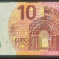 Rare Eurozone 10 Euros Europa Series Note #B2