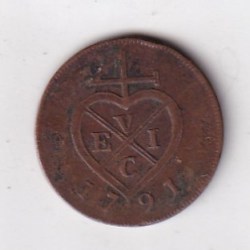 British-India Bombay Presidency 1/2 Pice 1791 (Weight 3.23 Gram) Rare Coin#X-39