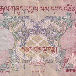 Bhutan 500 Ngultrum Rare lowest Price Note #B2