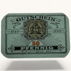 Germany Emergency Banknote Pfennigs Notgelds 19th Century Issues UNC Unique and Rare