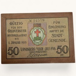 Germany Emergency Banknote Pfennigs Notgelds 19th Century Issues UNC Unique and Rare