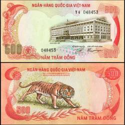 South Vietnam 500 Dong World Banknote 1972 nd P33 Unc Unique and Rare