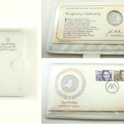 United Kingdom Medal (1973) - Princess Anne & Mark Phillips Royal Wedding; Medallic First Day Cover
