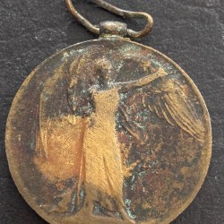 British India Victory Medal 1914-1919 World War 1 Named Medal #1