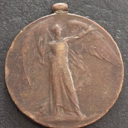 British India Victory Medal 1914-1919 World War 1 Named Medal #2