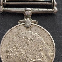Sainya Seva Medal Jammu Kashmir 1960 Copper Nickel