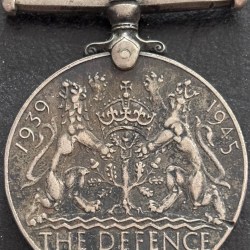 World War II 1939-45 British India Army The Defence Medal Copper Nickel