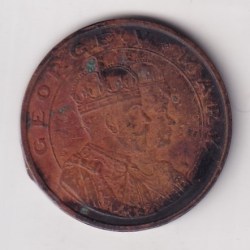 India - British Medal - Peace Celebration 1919 Calcutta Schools Rare Commemorative issue Medal #C-11