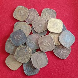 George Vi King Emperor 2 Annas Years 1943,44,45 British of India 24 Pcs Given