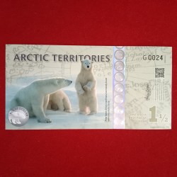11/2 One And a Half Polar Dollar Arctic Territories Commarative Issue Numismatic Global