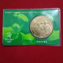 Rare Rare Rare 5 Dollars Elizabeth Australia Sydney 2000 Year Olympic Boxing Coin Royal Australian Mint
