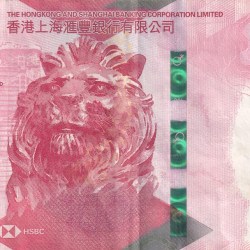China › Hong Kong 100 Dollars HSBC Rare Note #B2