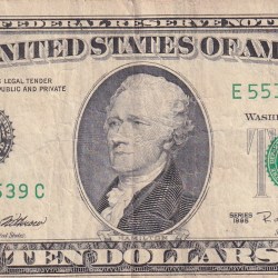 America 10 Dollar (1995 Series) Rare Note #B2