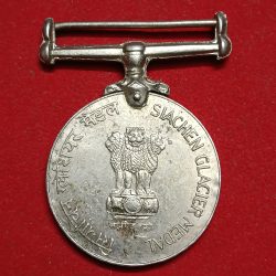 Rare Siachen Glacier Service Medal