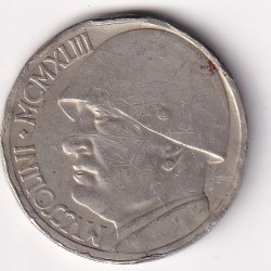 Italy 20 Lire Mussolini Fantasy Medal#E-146