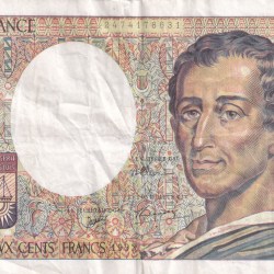 France 200 Francs de Montesquieu Rare Note #B2