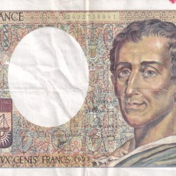 France 200 Francs de Montesquieu Rare Note #B2