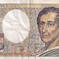France 200 Francs de Montesquieu Rare Note #B2