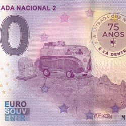 Portugal 0 Euro Rota Estrada Nacional 2 Rare UNC Note