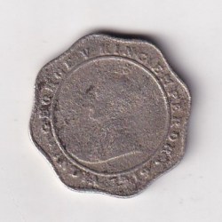 British India 4 Annas 1919 (George V) Rare Coin #E-187