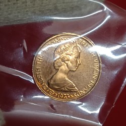 Elizabeth The Second Islands 1 Cent 1973 Proof Coin