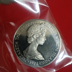 Elizabeth The Second Islands 25 Cents 1973 Proof Coin