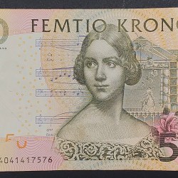 Sweden 50 Kronor Rare Note #B2