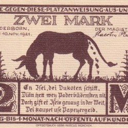 Germany, 2 Mark ( 1921 ) series Rare Note Lowest Price
