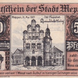 Germany, 50 Pfennigs ( 1921 ) series Rare Note Lowest Price