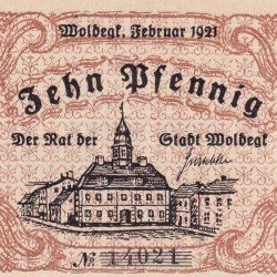 Germany, 10 Pfennigs ( 1921) series Rare Note Lowest Price
