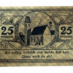 Germany Pfennig Notgeld Emergency Banknote Issues Over a Century Old Unc Unique and Rare