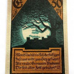 Germany Pfennig Notgeld Emergency Banknote Issues Over a Century Old Unc Unique and Rare
