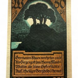 Germany Pfennig Notgeld Emergency Banknote Issues Over a Century Old Unc Unique and Rare