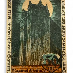 Germany Pfennig Notgeld Emergency Banknote Issues Over a Century Old UNC Unique and Rare