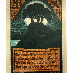 Germany Pfennig Notgeld Emergency Banknote Issues Over a Century Old Unc Unique and Rare
