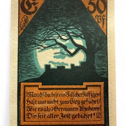 Germany Pfennig Notgeld Emergency Banknote Issues Over a Century Old Unc Unique and Rare