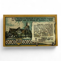 Germany Pfennig Notgeld Emergency Banknote Issues Over a Century Old Unc Unique and Rare