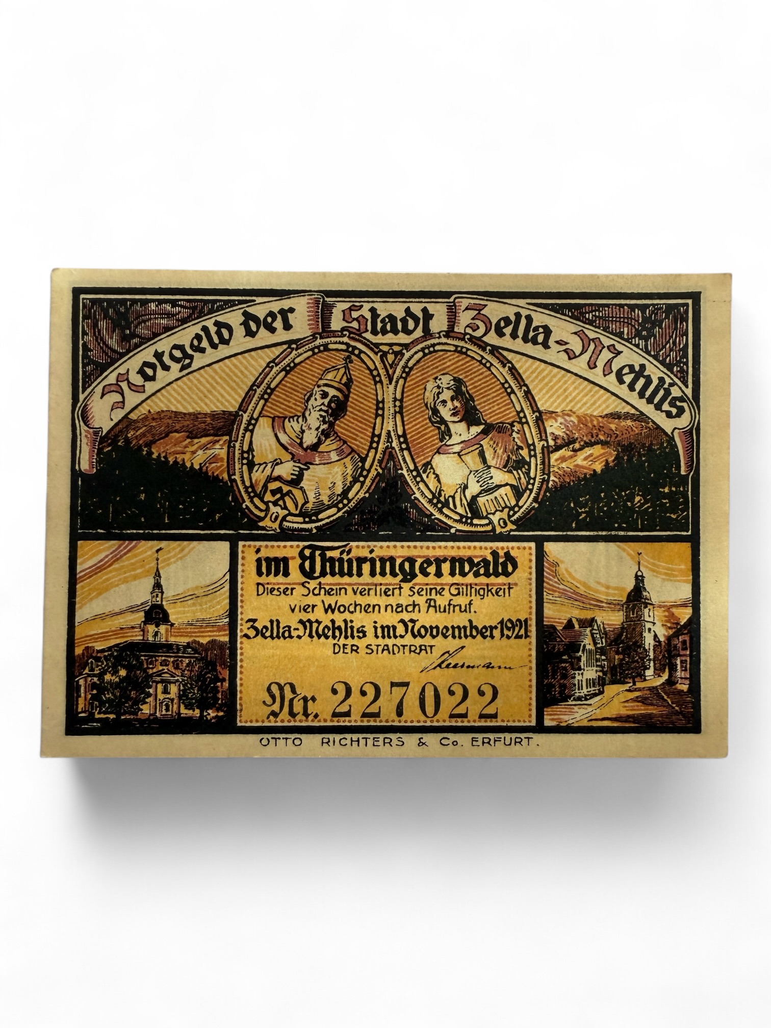Germany Pfennig Notgeld Emergency Banknote Issues Over a Century Old Unc Unique and Rare