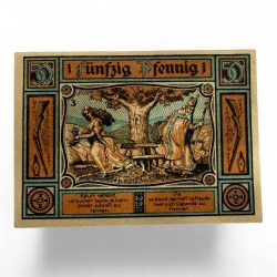 Germany Pfennig Notgeld Emergency Banknote Issues Over a Century Old Unc Unique and Rare