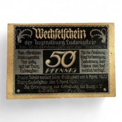 Germany Pfennig Notgeld Emergency Banknote Issues Over a Century Old Unc Unique and Rare
