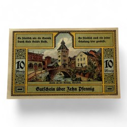 Germany Pfennig Notgeld Emergency Banknote Issues Over a Century Old UNC Unique and Rare