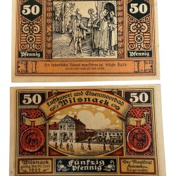 Germany Remda 50 Pfennig Notgeld Set Perleberg Brandenburg UNC and Rare