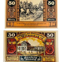 Germany Remda 50 Pfennig Notgeld Set Perleberg Brandenburg UNC and Rare