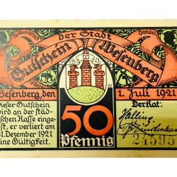 Germany Remda Pfennig Notgeld Emergency Banknote Issues UNC Unique and Rare