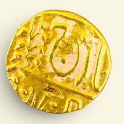 Jodhpur King George VI Gold Mohur Jhar Pure 24 Karat Gold 11 Gram Issue Very Rare Rajasthan Mohur