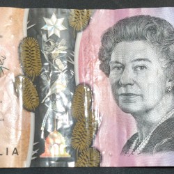 Australia 5 Dollar Rare Polymer Note #B2