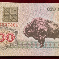 Belarus 100 Roubles GEM UNC (100 Note) Serial Packet