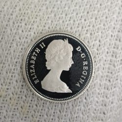 Elizabeth II DG Regina 10 Cents Proof Coin 1982 Year Canada