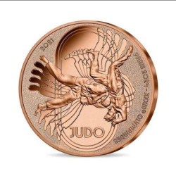 Rare Rare Rare Offical 1/4 Euro JUDO Olympic Games Paris 2024 Proof Coin